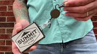 Minimalist Retractable Clip-on Badge & Card Holder REVIEW