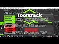 Toontrack Comparison - 4 EZDrummer Expansions, and Plugin Alliance's ENGL Savage 120 amp sim