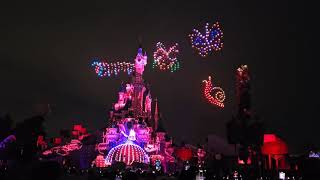 Disney Electrical Sky Parade &amp; Disney Dreams -Full Drone Show Disneyland Paris 2024