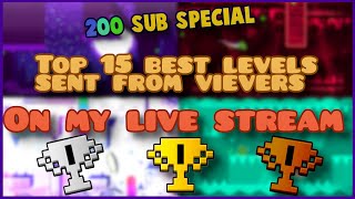 Best levels sent from viewers on my live stream PART 2 [200 sub special]