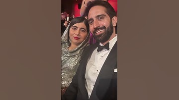 Malala Yousafzai With Husband At Oscar Awards Ceremony #malalayousufzai #oscars #shorts