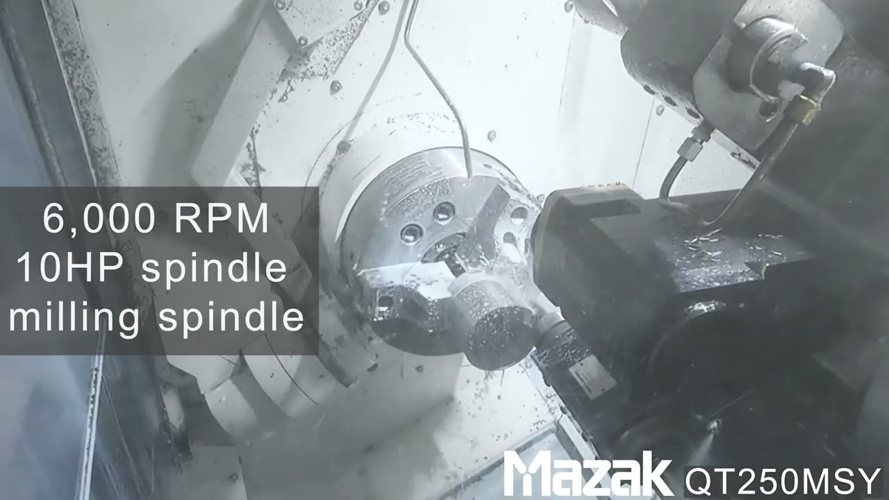 Mazak QUICK TURN 250 MSY Demo - YouTube