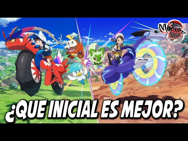 Pokémon Escarlata y Pokémon Púrpura ¿Cuál es el mejor inicial para empezar?  - JustNeko