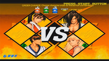 Capcom VS SNK 2 Mai and Kim arcade mode