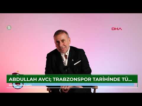 Abdullah Avcı: Trabzonspor tarihinde Türkiye’deki bütün kupaları almış bir teknik adam olarak anı...