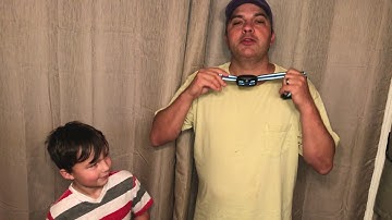 Chris Reed Tests out Bark Collar for his dog