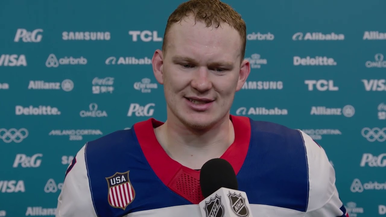 Brady Tkachuk on rematch with Canada for Gold
