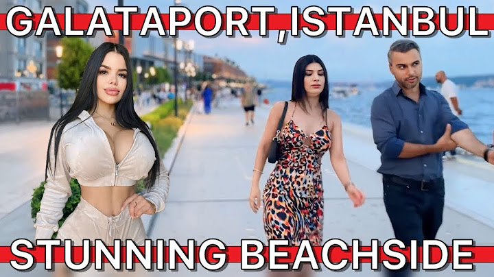 Turkiye🇹🇷Istanbul Karakoy Galataport Luxury Shopping Mall, ISTANBUL STUNNING BEACHSIDE |4K