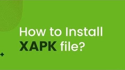 How to install xapk files#simple method