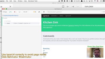 How to correctly use the baseUrl to visit a site in Cypress