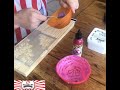 Raised Stenciling- tinted with Unicorn SPiT Raised Stenciling- tinted with Unicorn SPiT