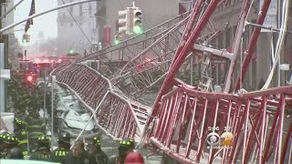Crane Collapse Witnesses Shocked