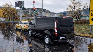 Ford Custom 2021 🚐 | Realistic Steering Wheel Gameplay | ETS2 1.58 screenshot 5