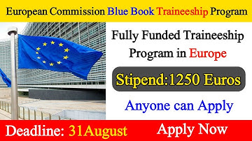 European Commission Blue Book Traineeship Programme | European Union Internship 2023