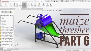MAIZE THRESHER MACHINE using solid works final __[Assembly]