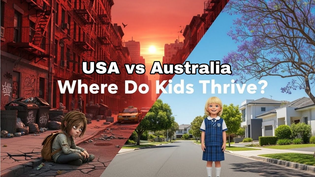 Реальность: в какой стране детям живется лучше? США или Австралия?