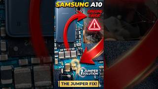 Samsung A10 Charging Error Solution Only 1 Jumper 💯 #viral #mobilerepairing