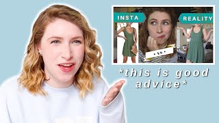 DO I LIKE THE CLOTHES OR IS THE MODEL JUST SKINNY *PART 2* | Reacting to my own body positive advice