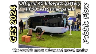 Most advanced travel trailer on earth by Pebble at CES 2024