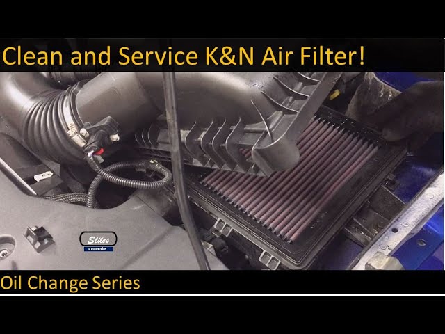 How to Clean and Recharge a K&N Air Filter Element Assembly 