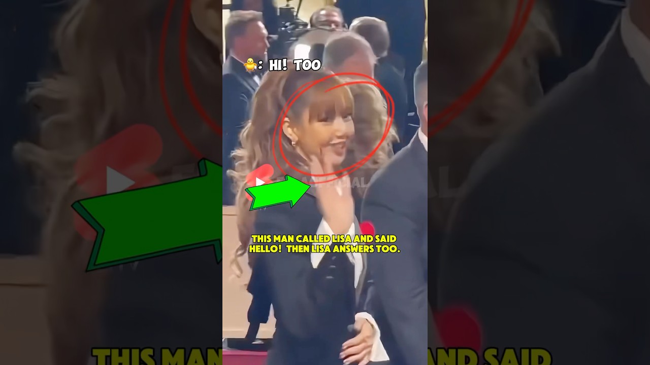 LISA SAID HI TO THIS MAN AND HIS REACTION 😱😆 