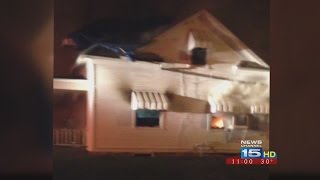 House damaged by fire