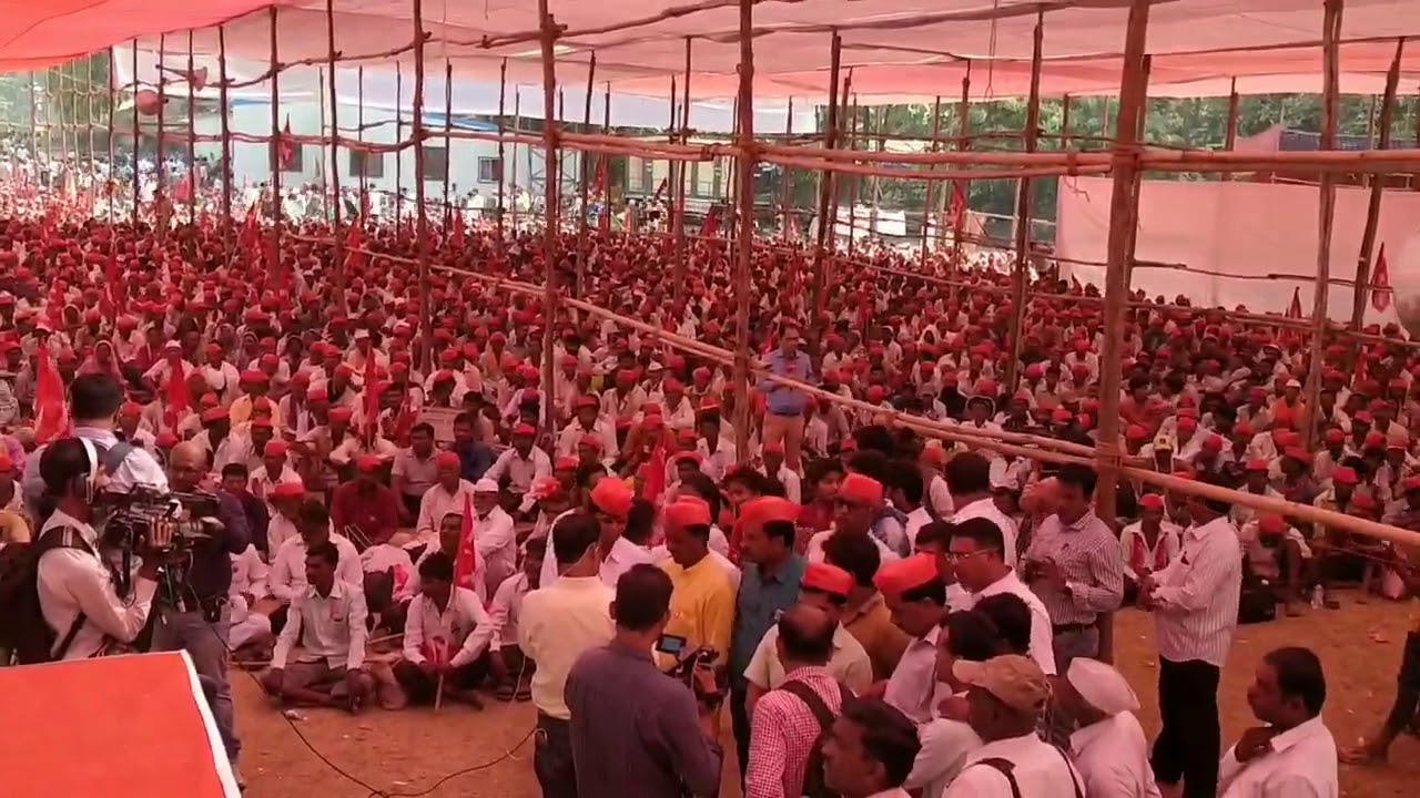 mumbai farmers protest