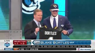 2014 NFL Draft Rd 1 Pk 3 | Jacksonville Jaguars Select QB Blake Bortles