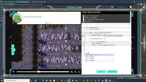 Ozaria - Javascript - Chapter 4 - Module 1 -Close Line