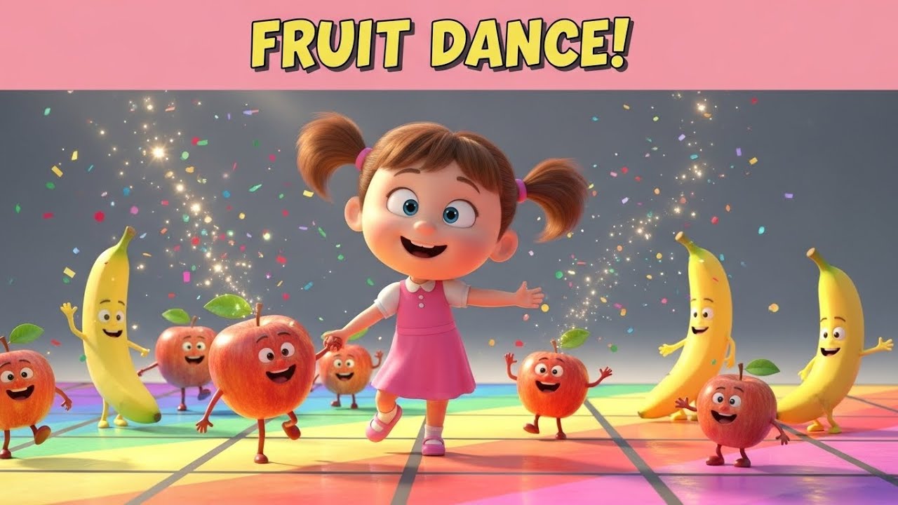 Песня про фруктовый танец для вечеринки | Веселая песенка для детей | Песенка для дошкольников
