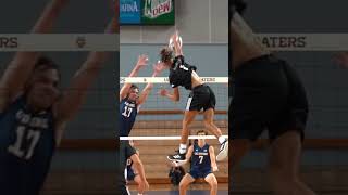 Chaz Galloway for Hawaii Men’s Volleyball with a super spike from the back row!
