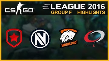 ELEAGUE Season 1 Highlights: Week 6, Group F (Virtus.Pro, EnVyUs, Gambit & compLexity)
