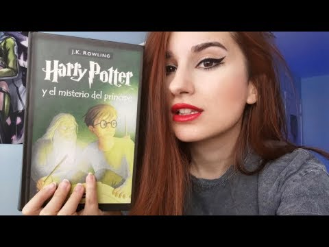 MI PRIMER ASMR 🌜CON MI LIBRO FAVORITO DE HARRY POTTER ⚡️
