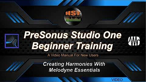 Creating Harmonies With Melodyne Essentials - Studio One 5 - Home Studio Trainer