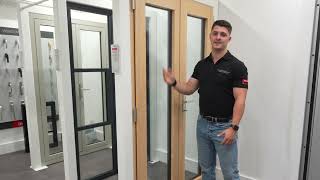 Overview of Internorm HF410 Timber Aluminium French Doors