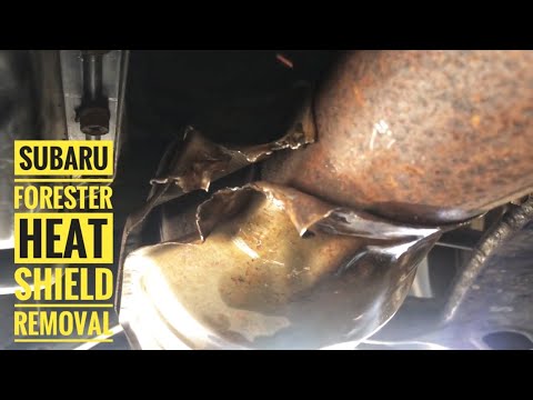 Taking Heat Shield Off Catalytic Converter