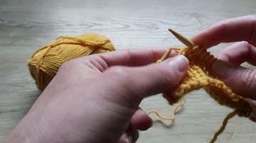 TUTORIAL - I-Cord edge on Stockinette stitch fabric