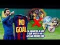 Los ÚNICOS 10 EQUIPOS a los que Messi JAMÁS le ha podido METER UN SOLO GOL en su carrera