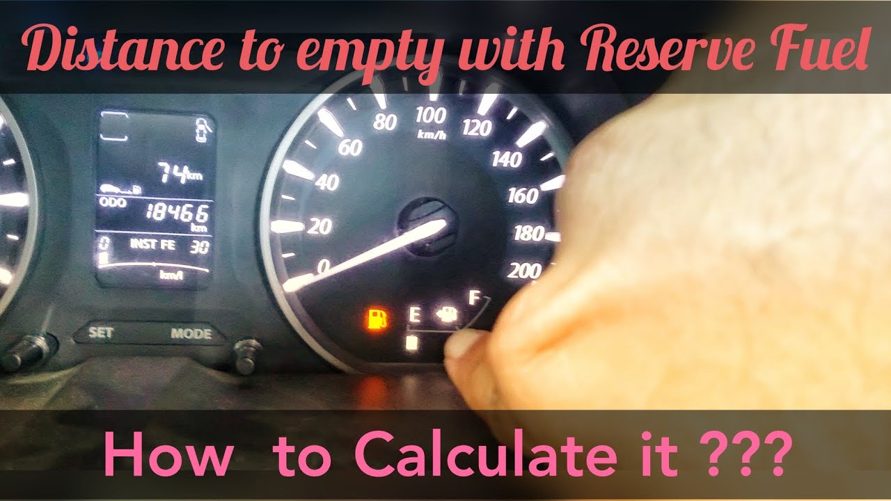 How much FAR you can travel with RESERVE FUEL left 🤔 - YouTube