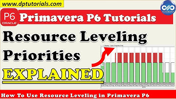 How To Use Resource Leveling In Primavera P6 Professional || Primavera Tricks || dptutorials