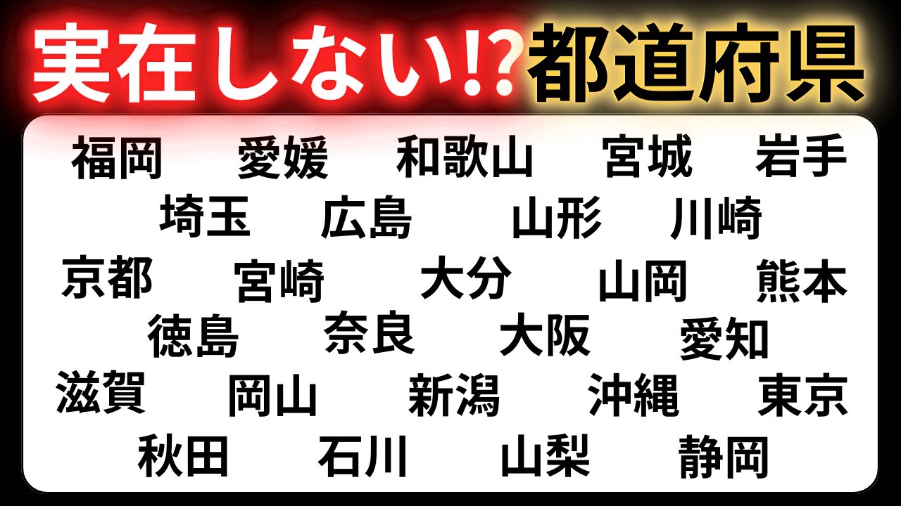 【脳トレクイズ】60代以上には解けない！？難しくて面白い地名探しクイズ！【脳トレ】最後までクリアできるのは誰だ！？