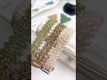 Making beautiful crystal beads bracelet