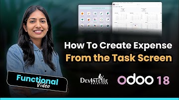 How To Create Expense From the Task Screen In Odoo