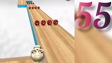 Going Balls Gameplay - Level 55 Solution || Best Android iOS Games