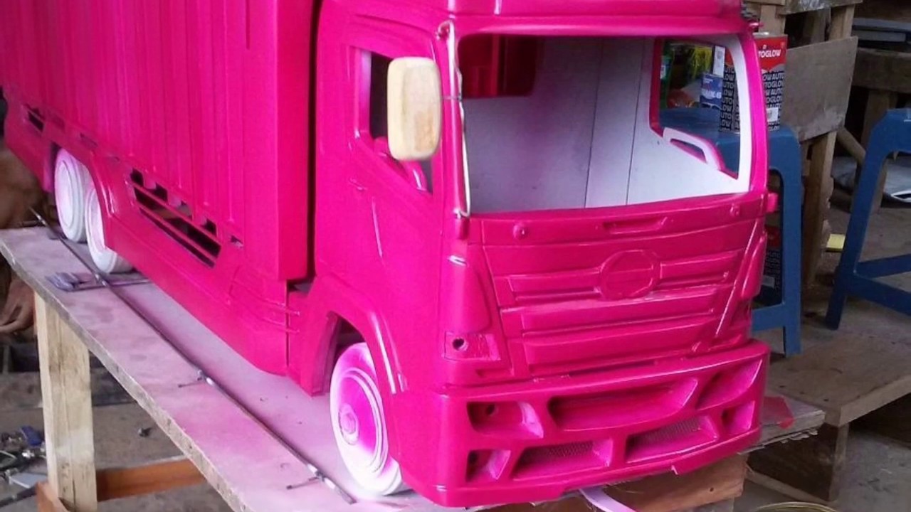 Miniatur Truk  Hino  500  Pink Mainan  Truk  Hino  YouTube