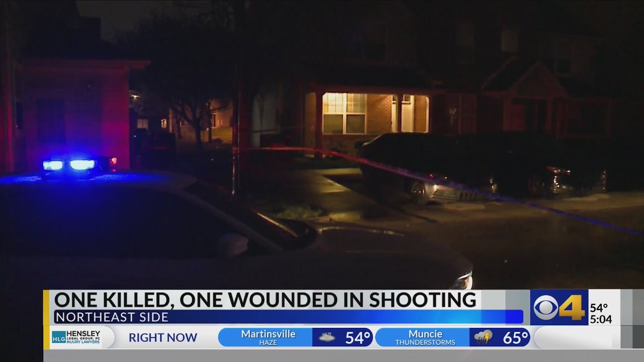 Man dies in double shooting on northeast side - YouTube