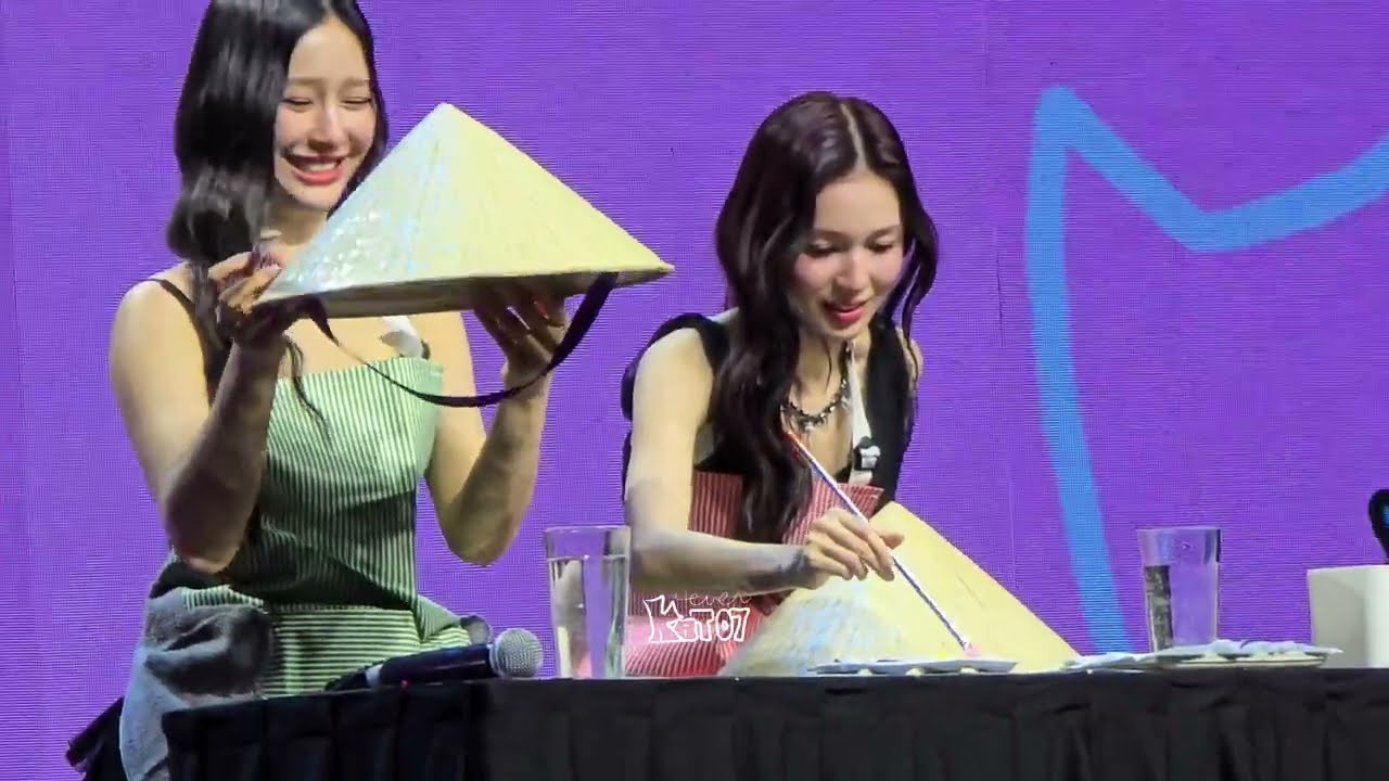 [FanCam] MilkLove designing a Non La part1: Connected Hearts in Vietnam 2025