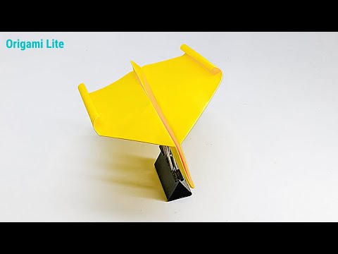 How to Make a Paper Airplane Turn 90 Degrees !!