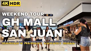 Inside MANILA'S NEWEST Luxury Mall | GH Mall Greenhills San Juan | Full Walkthrough 4K HDR