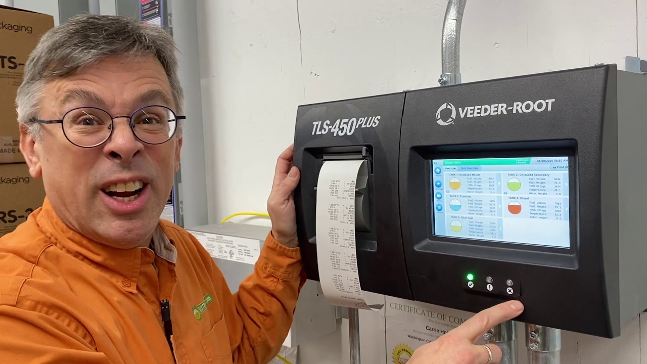 Touch screen features on the Veeder Root TLS 450 PLUS - YouTube